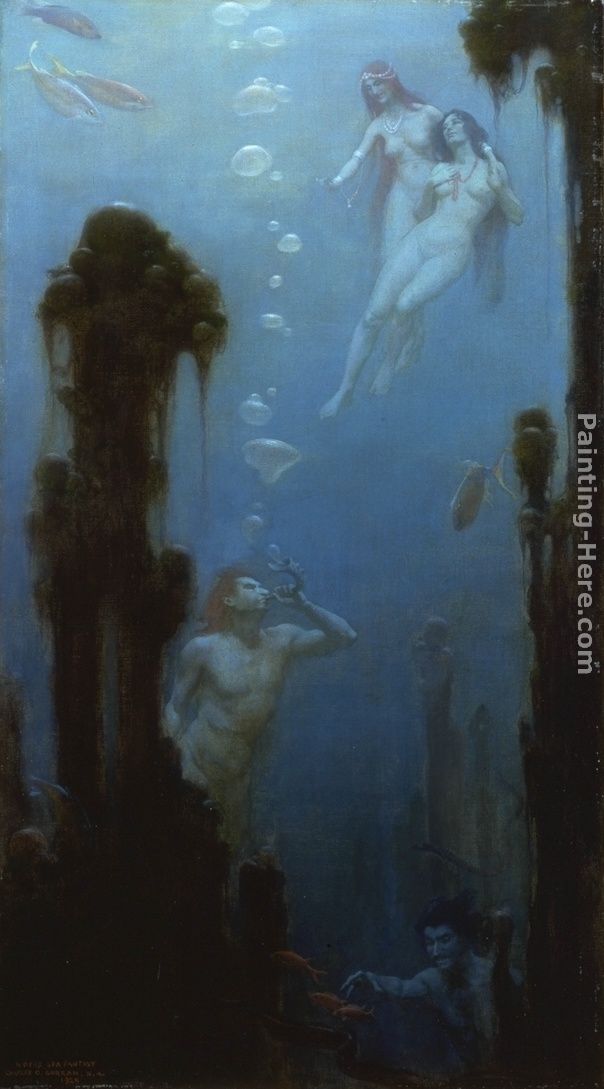 A Deep Sea Fantasy painting - Charles Courtney Curran A Deep Sea Fantasy art painting